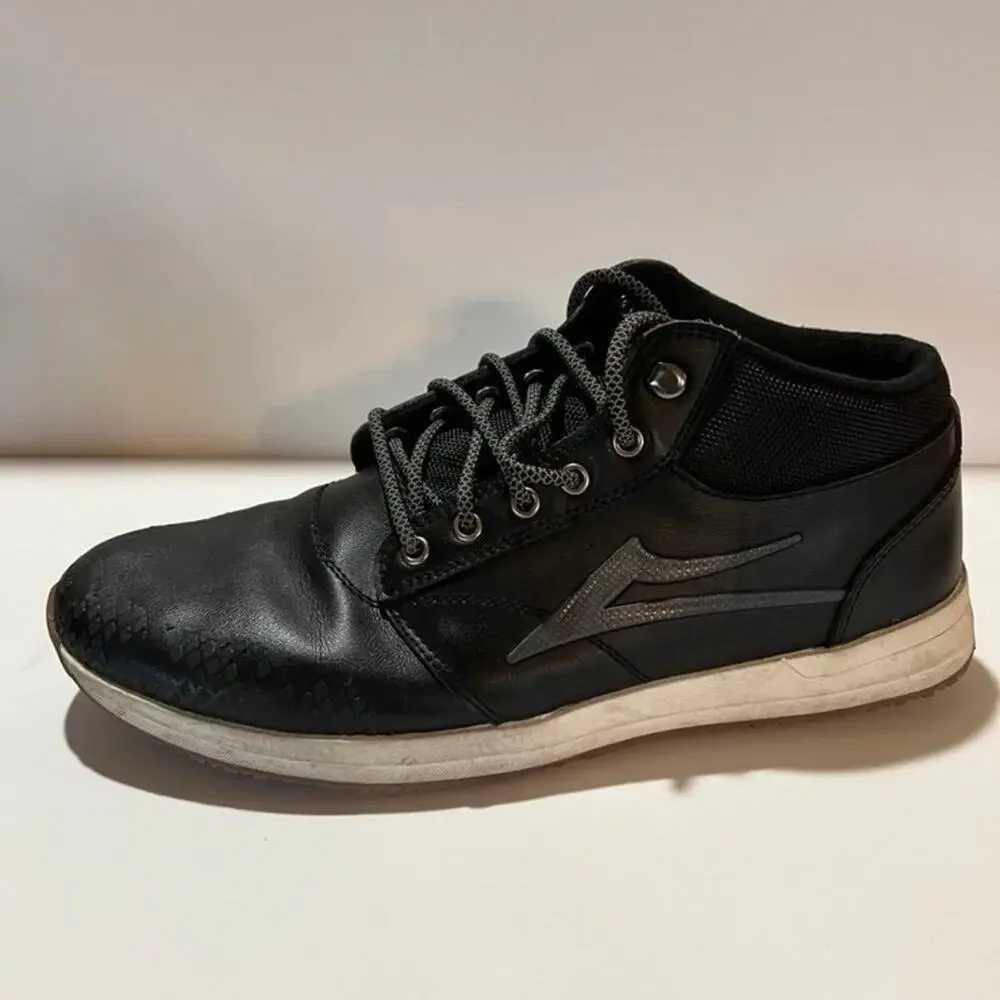 LAKAI Black Lightweight Mid Weather Sneakers, Men’s size 10 1/2 shoes